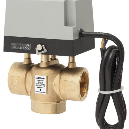 ALVA 3-Wege Zonenventil 3/4" Kvs 4.6 , 230VAC, mit Federrücklauf