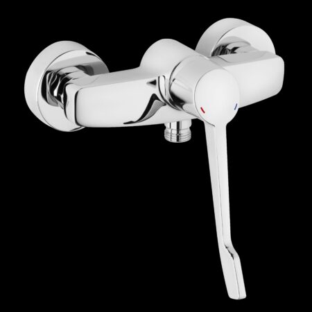 ALVA Bela 1.0 Brausearmatur mit Klinikhebel, Chrom