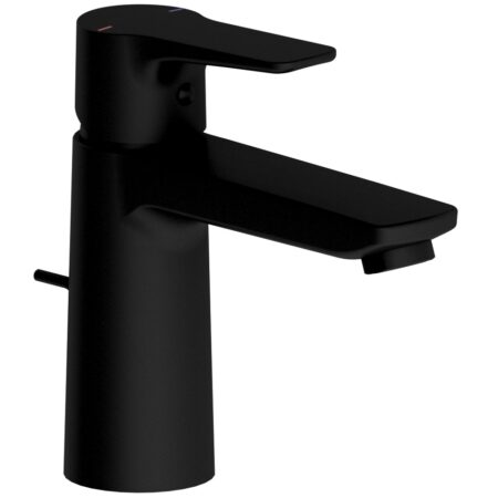 ALVA Bela 1.0 Waschtischarmatur XL m. Ablaufgar.,Höhe 15,8 cm,Black Line M.