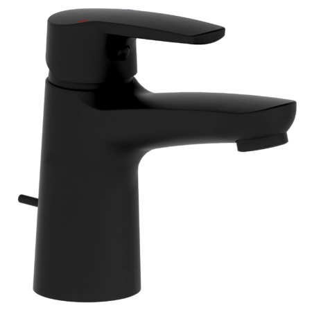 ALVA Dura 1.0 Waschtischarmatur XL mit Ablaufgarnitur, Black Line Matt