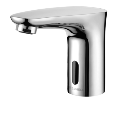 Waschtisch-Armatur, Elektronisch, HD-K - Hochdruck Kaltwasser / vorgemischtes Wasser, Infrarot, Batteriefach 6 V, Schutzklasse IP 65, G 3/8 IG, chrom