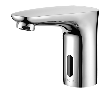 Waschtisch-Armatur, Elektronisch, HD-K - Hochdruck Kaltwasser / vorgemischtes Wasser, Infrarot, Batteriefach 6 V, Schutzklasse IP 65, G 3/8 IG, chrom