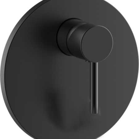 ALVA Idea 1.0 Brausearmatur UP Sichtteil inkl. UP-Körper, Schwarz Matt