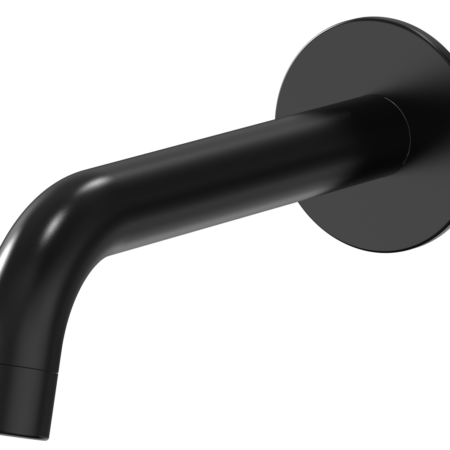 ALVA Idea 1.0 Wannenwandauslauf Schwarz Matt