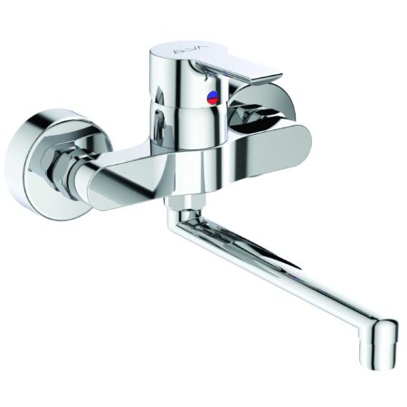 ALVA Prima Spültischarmatur Wandmontage, chrom