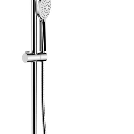 ALVA Spa Duschsystem mit Teleskopstange Wannenarm. m. beweglichem Auslauf,Chrom