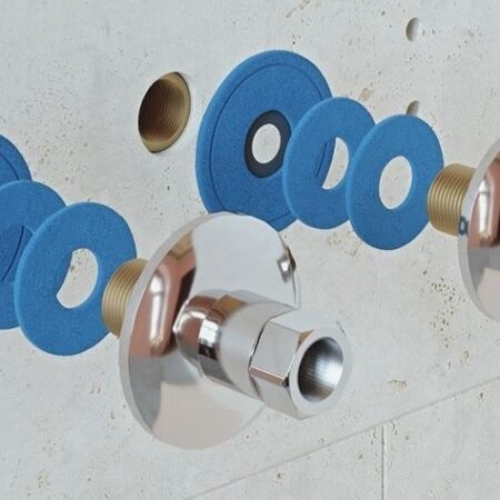 ALVA Varia Abdichtungsset für Wand- rosetten, 2x6 Scheiben, Dm 53/63mm