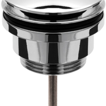 ALVA Varia Ablaufvent. 5/4" Clicker, Kurz, Chrom