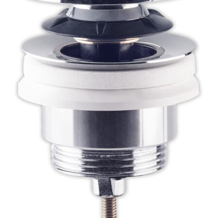 ALVA Varia Ablaufvent. 5/4" Clicker mit Stopfen, Höhe bis 60mm, Chrom