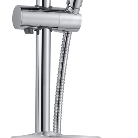 ALVA Varia Brausestangenset 60cm verstb. Wandbf.,HB 1-fach,BS 150cm,Chrom