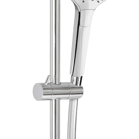 ALVA Varia Brausestangenset 95cm verstb. Wandbf.,HB. 3-fach, BS 160cm, Chrom