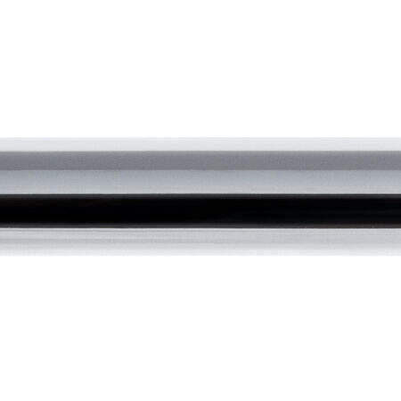 ALVA Varia Deckenauslauf 1/2 16,5cm rund, Rosette Softedge, Messing, Chrom