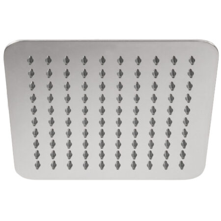 ALVA Varia Kopfbrause 21x21cm softedge mit Antikalk, Edelstahl poliert