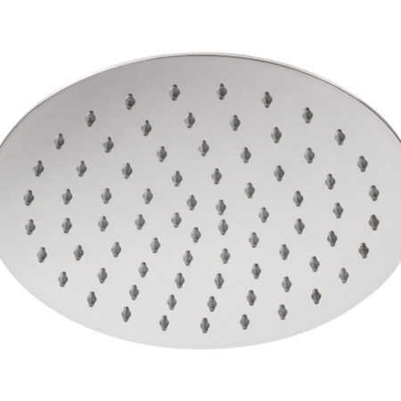 ALVA Varia Kopfbrause Dm 26cm rund mit Antikalk, Edelstahl poliert