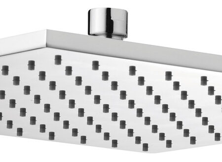 ALVA Varia Kopfbrause 30x30x1cm quadratisch, mit Antikalk, Metall Chrom