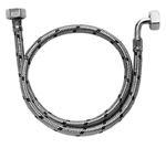 ALVA Varia Panzerschlauch gerade/gebogen 3/4"x3/4"x200cm