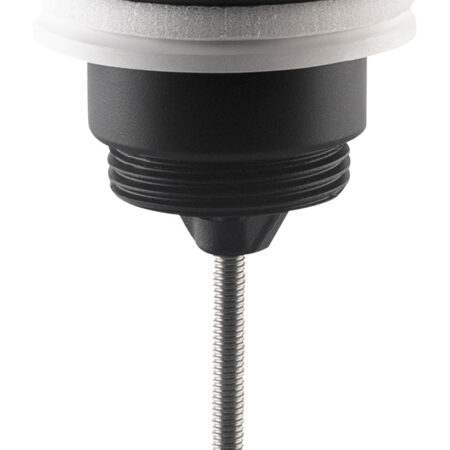 ALVA Varia Ablaufventil 5/4" für AQARVARSS1, m. Mittelschr., Schwarz Matt