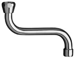 ALVA Varia S-Auslauf komplett mit Strahlregler verchromt 3/4" 250mm