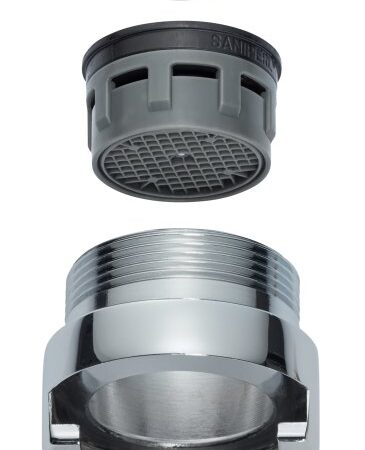 ALVA Varia Schnellkupplungsadapter 1/2" mit Strahlregler verchromt M22/M24