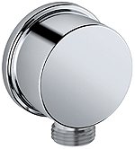 ALVA Varia Wandanschlussbog. 1/2" mit RV und Rosette, Chrom