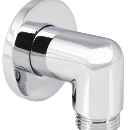 ALVA Varia Wandanschlussbogen 1/2" mit RV und Rosette, Chrom