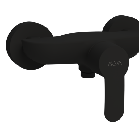 ALVA Viva Brausearmatur Schwarz Matt