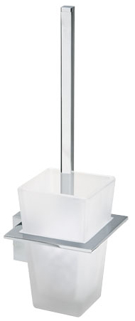 ALVA Dura Toilettenbürstengarn. mit Kristallglas satiniert, Chrom