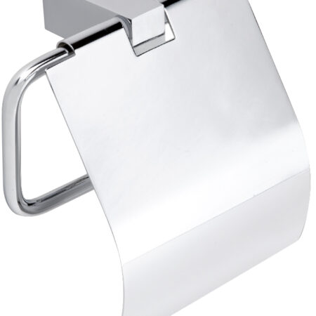 ALVA Dura Toilettenpapierhalter mit Bügel und Deckel, Chrom