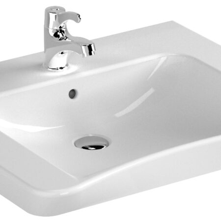 ALVA Idea Waschtisch Keramik Barrierefrei, 65x56cm, oh. Überlauf,Weiß