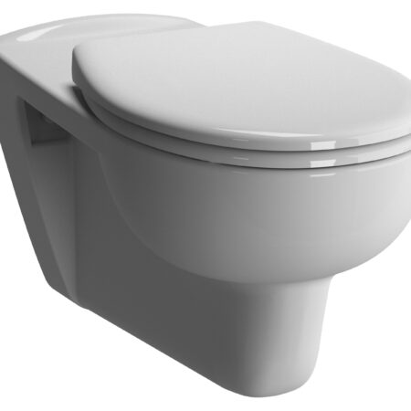 ALVA Idea Wand-WC Flachspüler Barrierefrei, Ausladung 70cm, Weiß