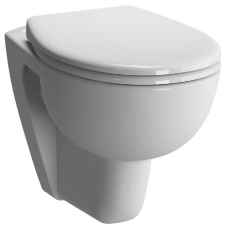 ALVA Idea Wand-WC Tiefspüler + 6cm Barrierefrei, spülrandlos, Weiß