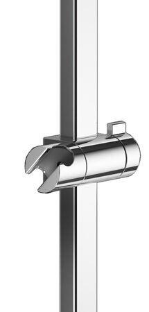 ALVA Varia Brausestange 80cm mit Brausehalter, Aluminium Chrom