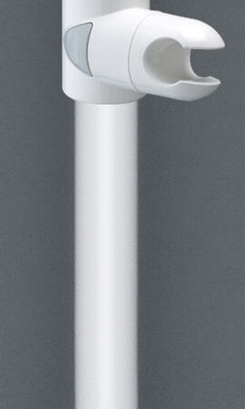 ALVA Varia Brausestange 80cm mit Brausehalter, Weiß