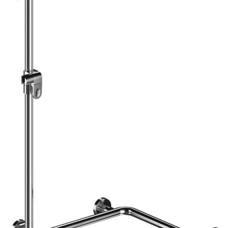 ALVA Varia Duschhandlauf m. Brause- halter, 100x56x52,5cm, bis 130kg, Chrom