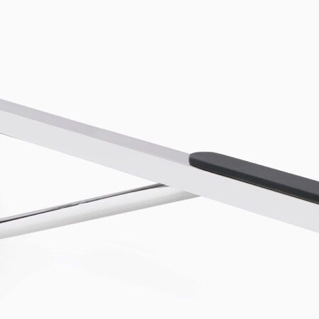 ALVA Varia Klappgriff 1-armig 85cm weiche Auflage, Stütze, bis 130kg, Chrom