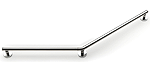 ALVA Varia Wandhaltegriff 145° reversibel, 68x48cm, bis 130kg, Chrom