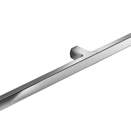 ALVA Varia Wandhandlauf m. T-Winkel 125cm, bis 130kg, Aluminium Chrom