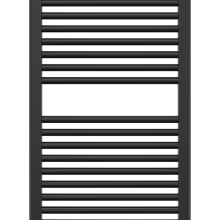ALVA Amoa Badheizkörper 120x50cm rein elektrisch, 750W, Black Matt