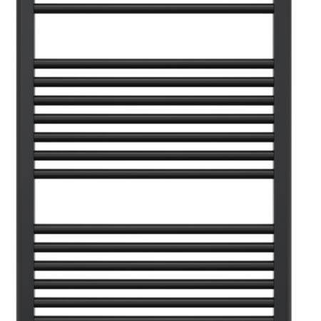ALVA Amoa Badheizkörper 150x60cm rein elektrisch, 1000W, Black Matt