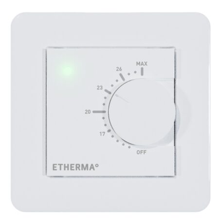 ALVA Informa Schaltereinbauthermostat mit Drehregler und App-Funktion