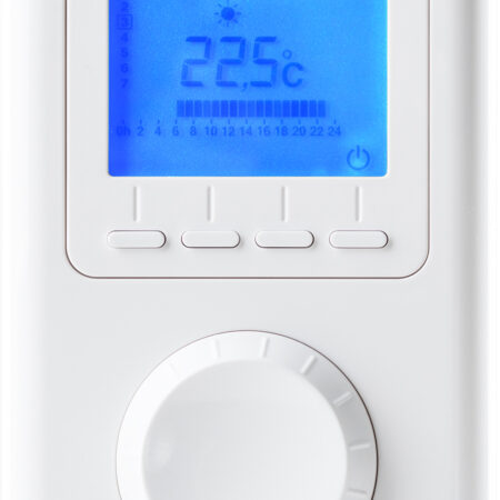 ALVA Informa Elektronischer Funk- Raumthermostat mit Uhr, für AQBHINFE