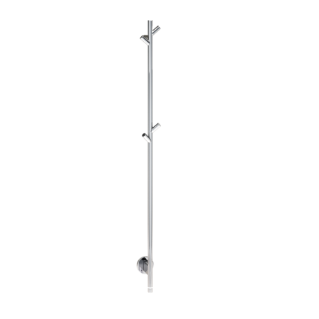 ALVA Varia Handtuchheizkörper 140cm rein elektr.,Stahl pol.,17W,Kabel,Steck.