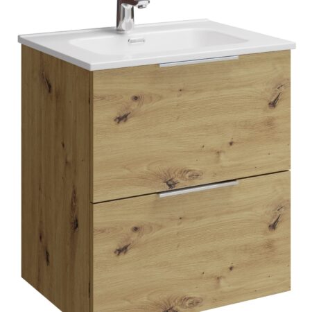 ALVA Era Unterschrank für WT 1 2 Auszüge, 58x64x45cm, Weiß Matt