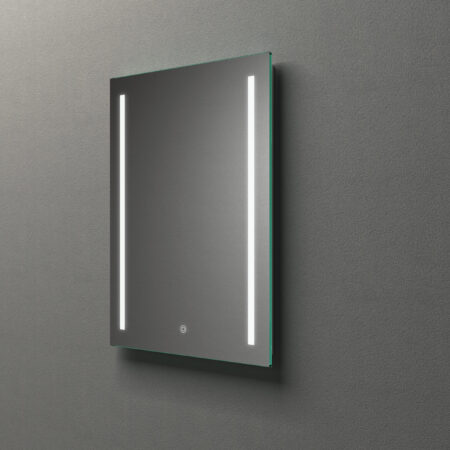 ALVA Forta Lichtspiegel 100x80cm Aufh. quer, Touchschalter, LED 14,4W