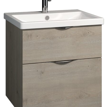 ALVA Idea Unterschrank m. Keramik WT, 2 Auszüge, 63x64,5x49cm, Weiß Glanz
