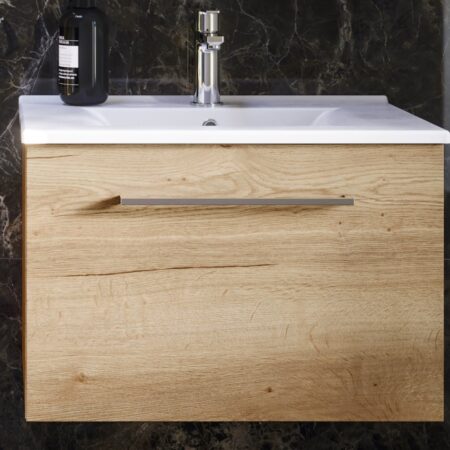 ALVA Juna Unterschrank inkl. Keramik-WT, 1 Ausz.,60x40x44cm,Weiß Matt