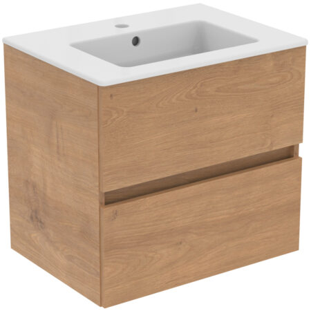 ALVA Ora Unterschrank inkl. Keramik-WT 61x56,5x45cm, Eiche
