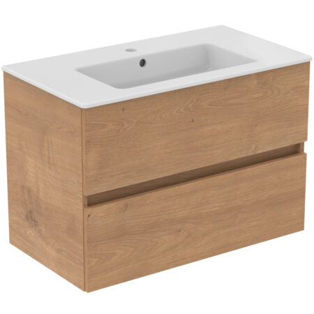 ALVA Ora Unterschrank inkl. Keramik-WT 81,5x56,5x45cm, Eiche
