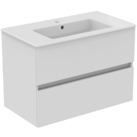 ALVA Ora Unterschrank inkl. Keramik-WT 81,5x56,5x45cm, Weiß