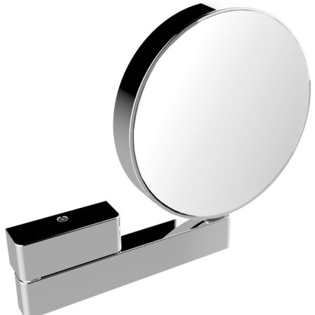 ALVA Varia Kosmetikspieg. 3/7-fa. unbeleuchtet, Ø 20,2cm, Gelenkarm, Chrom